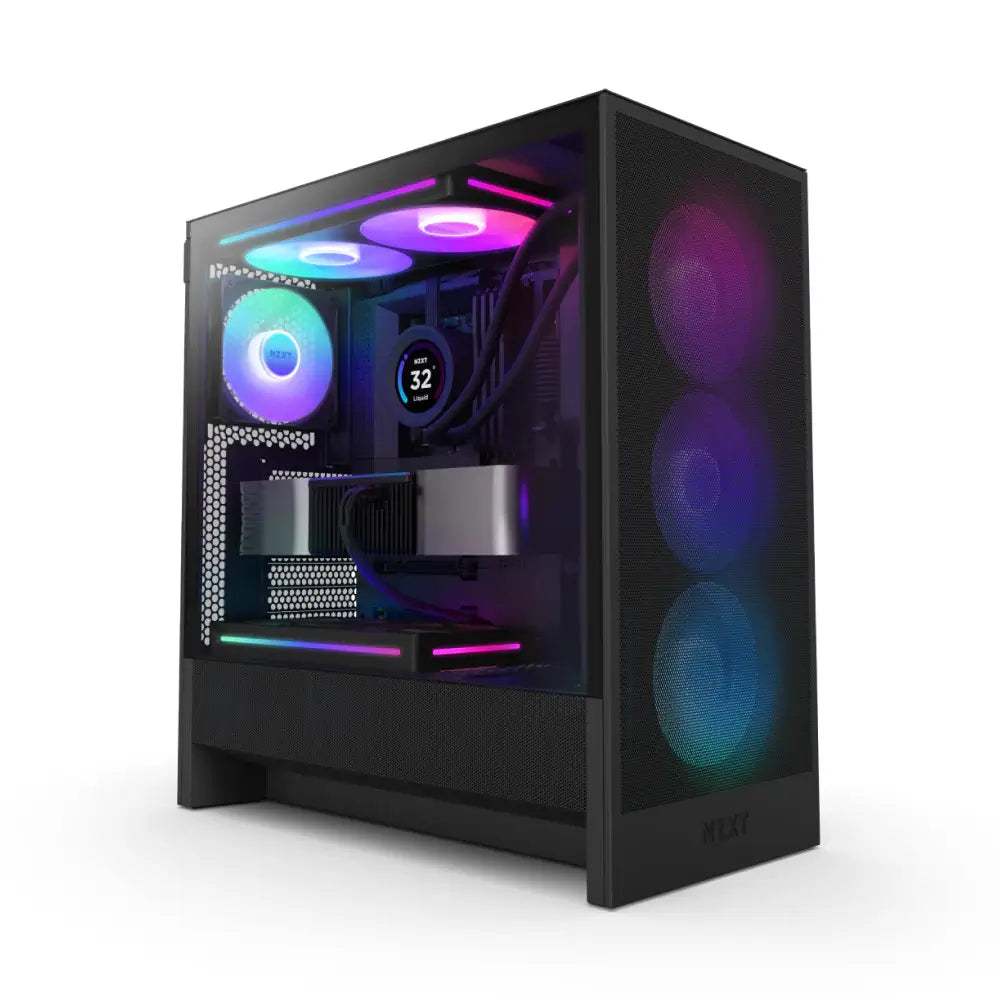BACK TO SCHOOL BOITIER PC NZXT H5 FLOW RGB (2024) BLACK / WHITE