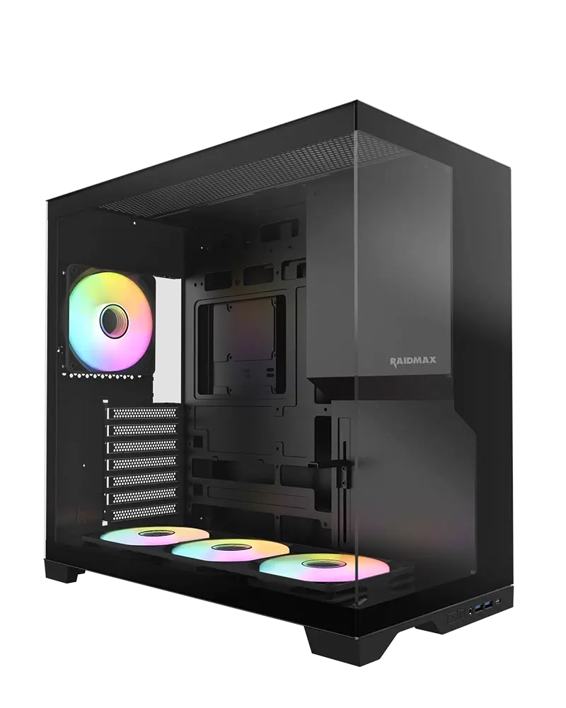 BOITIER PC RAIDMAX INFINITA I700 ARGB BLACK / WHITE