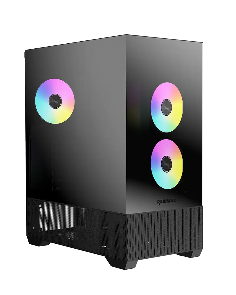 BOITIER PC RAIDMAX INFINITA i801 AIR CHROME ARGB