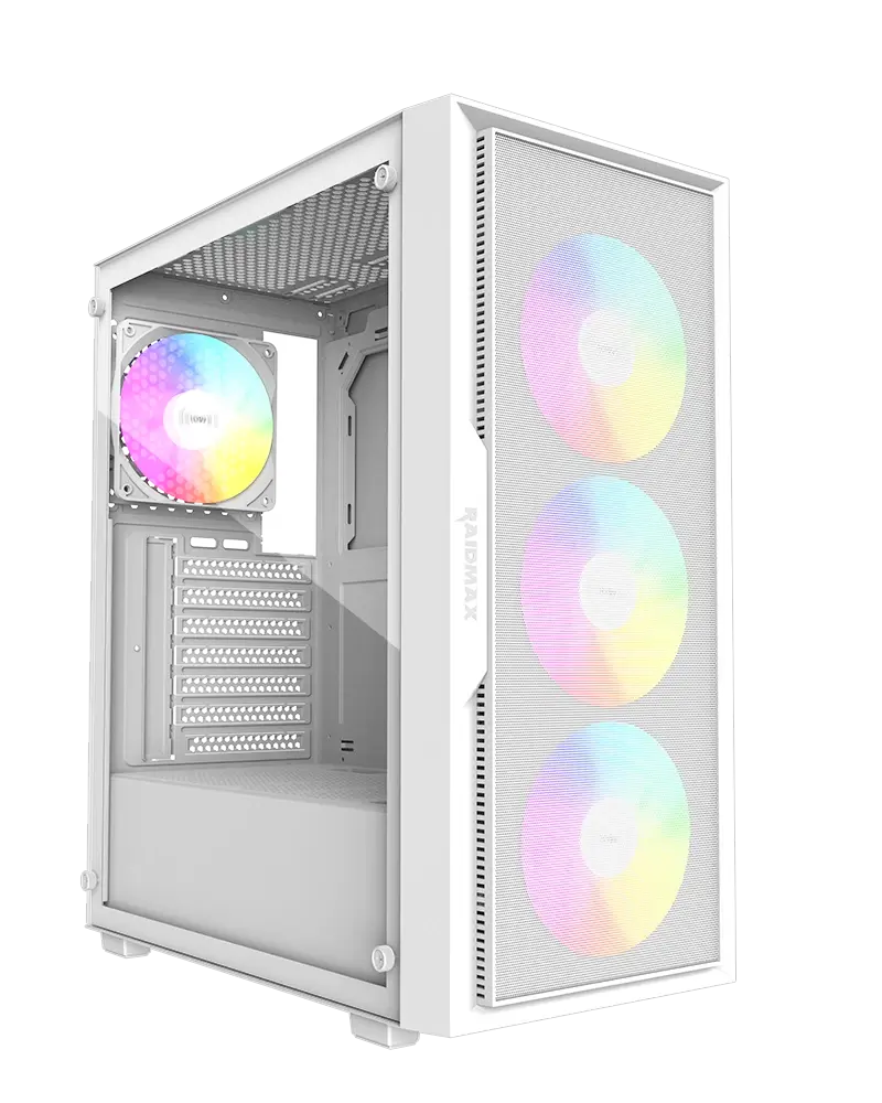 BOITIER PC RAIDMAX VECTOR V159 ARGB BLACK / WHITE