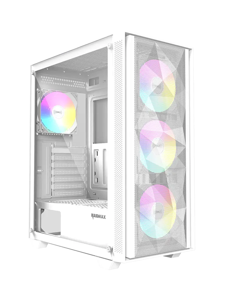 BOITIER PC RAIDMAX VECTOR V217 ARGB BLACK / WHITE