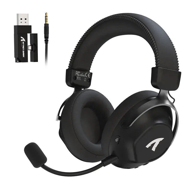 CASQUE GAMING ATTACK SHARK L50PRO TRI-MODE WIRELESS BLACK / WHITE