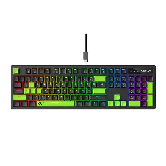 CLAVIER MECANIQUE GAMING HAVIT KB893L BLUE SWITCH
