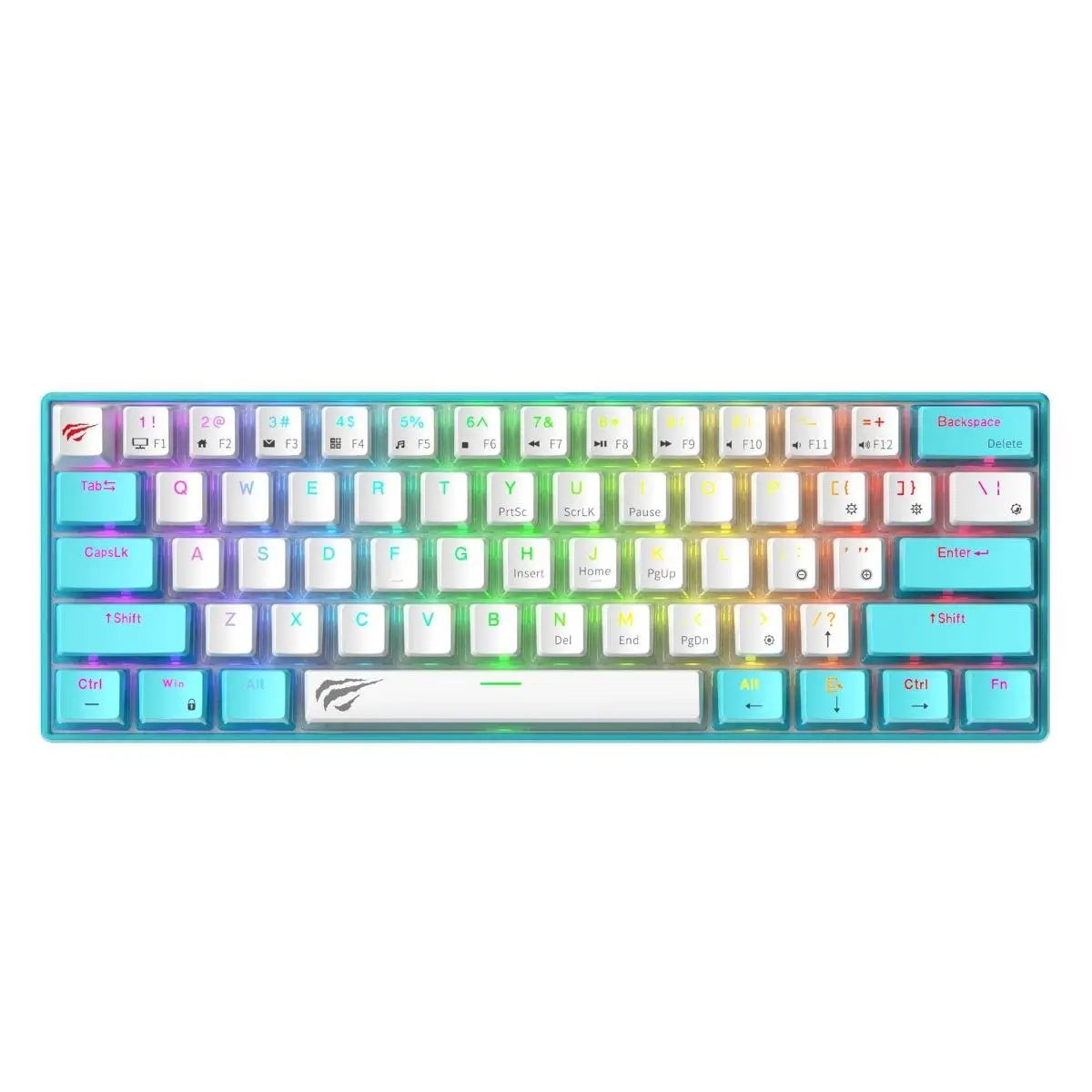 CLAVIER MECANIQUE GAMING HAVIT KB903L, RED SWITCH (BLACK / WHITE / BLUE / TRANSPARENT)