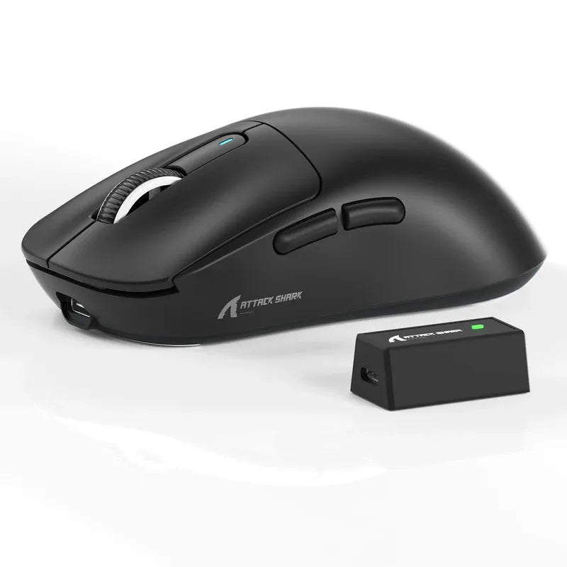 SOURIS GAMING SANS FIL ATTACK SHARK X3PRO TRI-MODE 26K DPI BLACK / WHITE / RED