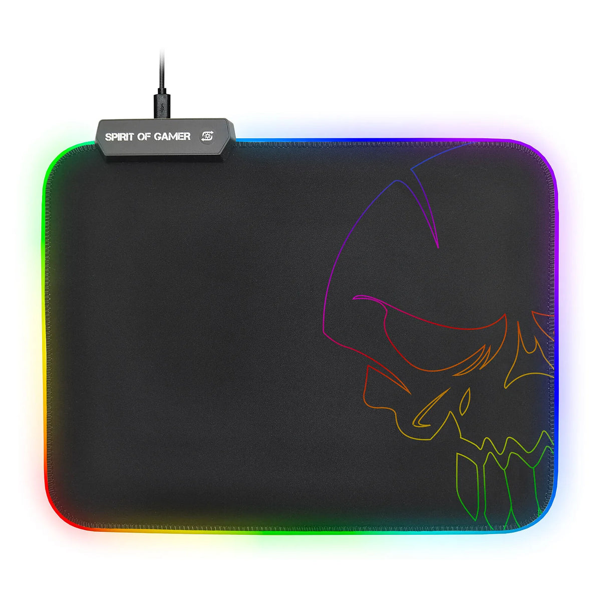 BACK TO SCHOOL TAPIS SOURIS GAMING SPIRIT OF GAMER SKULL RGB M 30 x 23 x 0.3 MM