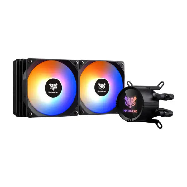 WATERCOOLING HYBROK HL240B ARGB (BLACK / WHITE)